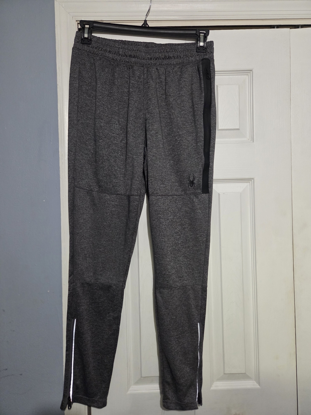 Spyder Men's Heather Gray Athletic Joggers